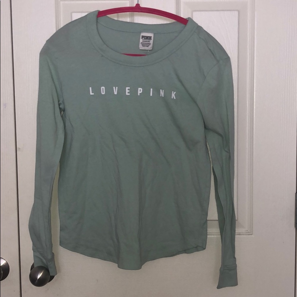 mint green PINK shirt